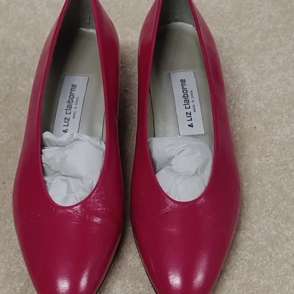 Liz Claiborne Women's Pink Leather Shoes - Picture 1 of 10